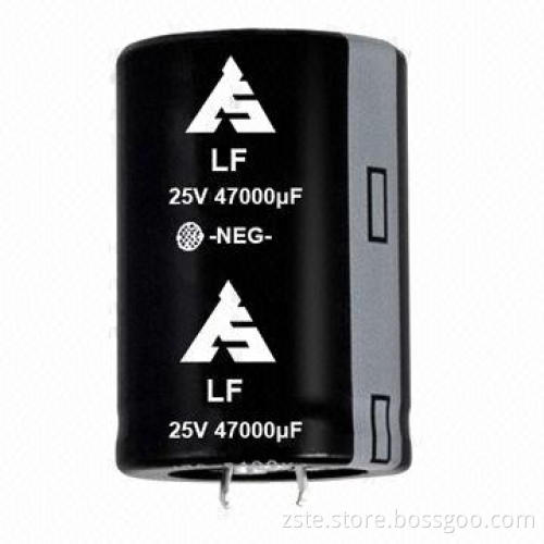 Snap-in Aluminum Electrolytic Capacitor, 25V Rated Voltage